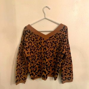 Cheetah sweater